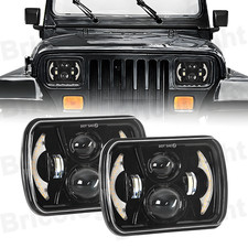 5x7 7x6 Led Headlights Hi-low Sealed Beam Drl For Jeep Cherokee Xj Wrangler Yj 5x7 7x6 Led Headlights Hi-low Sealed Beam Drl For Jeep Cherokee Xj Wrangler Yj