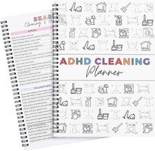 ADHD Cleaning Planner Bundle Household Cleaning Schedule Checklist Management D