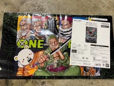 ONE PIECE Card Game Official Playmat Limited Edition Vol. 4 Zoro w/ Promo Leader