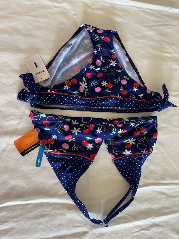 o'rageous 2 piece swimming suit size16 youth