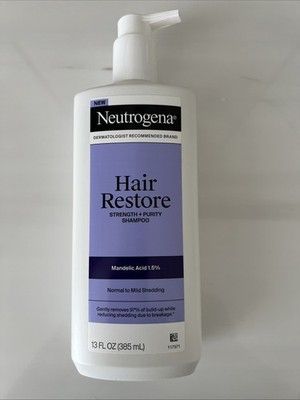 Neutrogena Hair Restore Strength + Purity Shampoo, 13 FL OZ