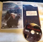 CURSED MOUNTAIN (Nintendo Wii) Horror game Complete Rare