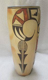 VERY NICE OLD AND LARGE HOPI VASE NR!