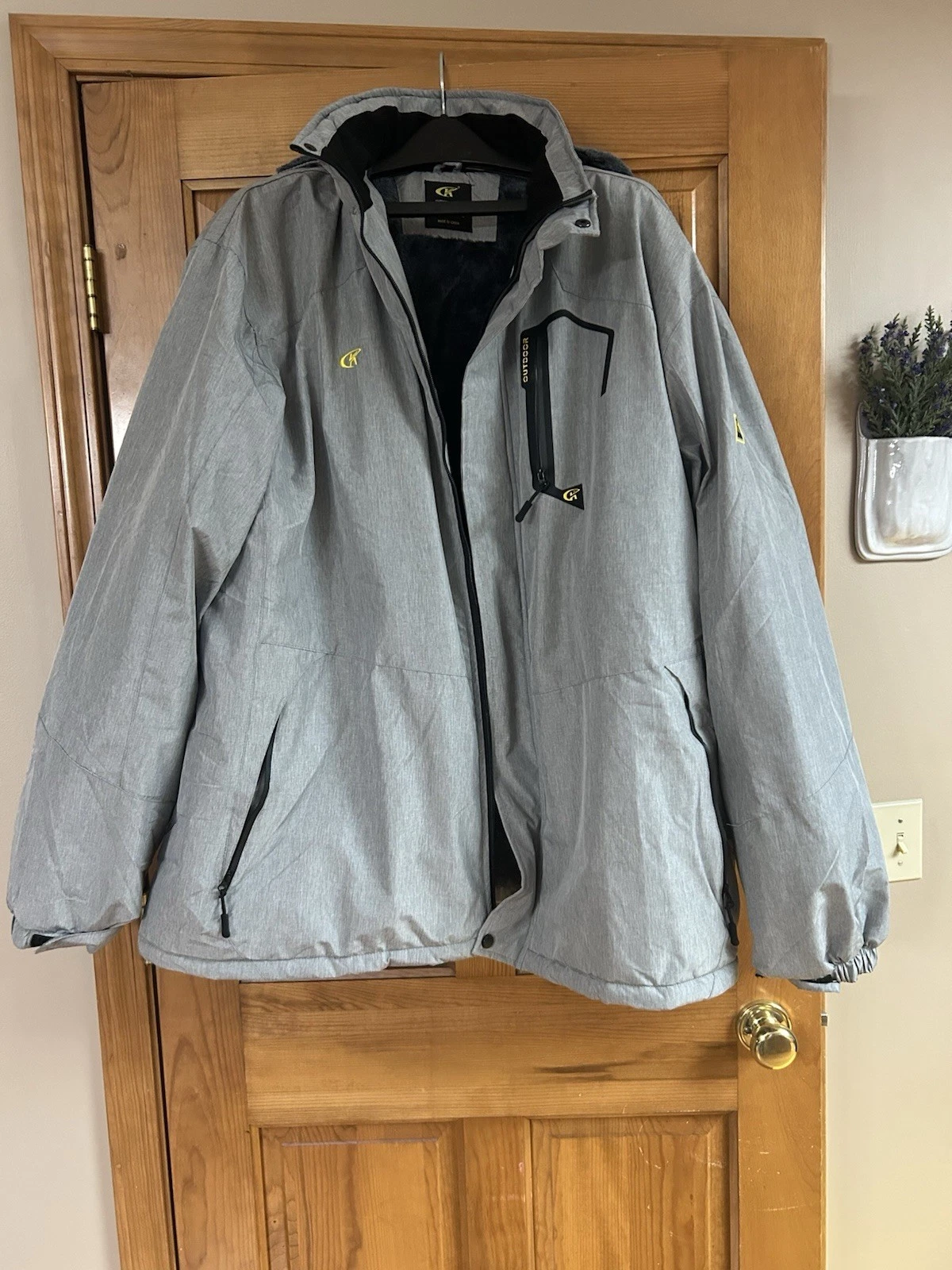 CK Oscillator Weathergear Outdoor Jacket Sz 3XLFleece Lined Waterproof Men