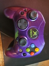 Rare custom Purple Original Xbox Controller ( works 100%)