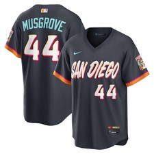 San Diego Padres Joe Musgrove Nike Obsidian 2026 City Connect MLB Stadium Jersey