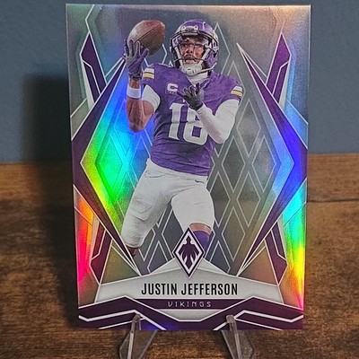 Justin Jefferson 2025 Panini Phoenix #135 True Silver Minnesota Vikings!