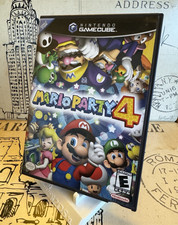 Mario Party 4 Nintendo GameCube TESTED! Complete w/ Manual, Case & Art 2002 