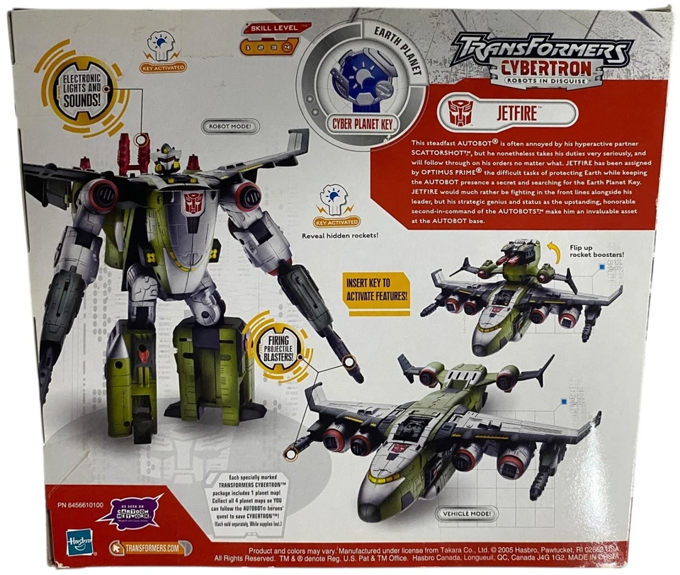 Transformers Cybertron Jetfire Autobot Ultra Class Action Figure NEW 2005 - Image 2 of 4