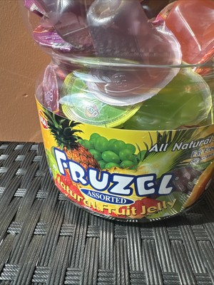 Assorted Natural Fruit Juice Jelly Cups 51 Ounces