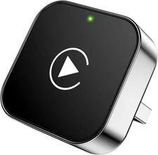 Wireless CarPlay Adapter for iPhone, 2025 Upgrade Convert Wired to Wireless Appl