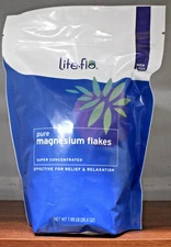 Life Flo Pure Magnesium Flakes 1.65 lb (26.4 oz) Super Concentrated 1.6Lb