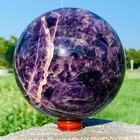 6.71LB Natural Dreamy Amethyst Quartz Sphere Crystal Ball Reiki Healing — photo 4