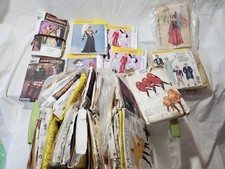 Lot Of 28 Vintage Costume Sewing Patterns Halloween Clowns Knights CA Raisins Oz