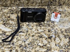 Sony Cyber-Shot DSC-HX5V 10.2MP Digital Camera Black 10x Zoom - Tested-w Battery