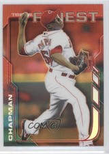 2014 Topps Finest Hot Box Orange Refractor Aroldis Chapman #71 0f8