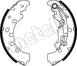 Rear METELLI 53-0092 Brake Shoe Set for ,CHRYSLER,CITROËN,FIAT,LANCIA,OPEL,PEUGE - Image 3