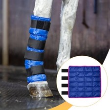 Cold Leg Wraps 24 Grid Flexible Horse Supplies Gel Horse Ice Pack Ice Boot