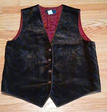 Orvis Men's Brown Button Front Vest - Regular Size Type