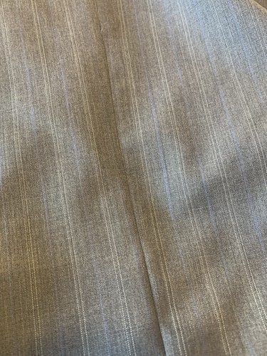 YVES SAINT LAURENT ABITO PANTALONE UOMO GRIGIO CON RIGHE SUPER 120’S ITALIA LEGGI DES - Foto 9 di 16