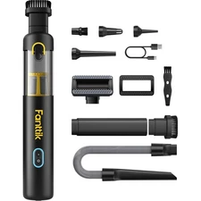 Slim Car Vacuum, 4-in-1 Portable Mini Cordless Vacuum with 19000pa Suction Po...