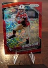 2025 Panini Prizm Football Choice Red Vernon Davis #39