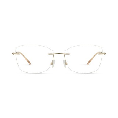 Morel Comete 12 Eyeglasses Eye Glasses DD12 Gold Authentic New 53 mm Women