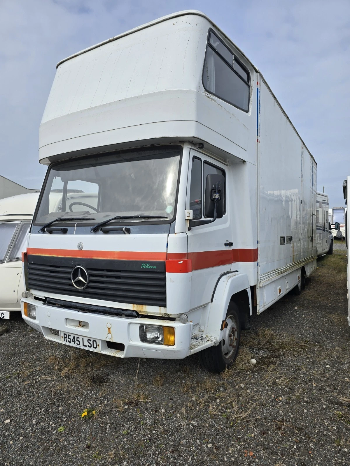 Mercedes-Benz 814L,7.5t 2 Man Sleeper Pod,Rare 3 Container 7.5t Removal Wagon - Picture 1 of 24