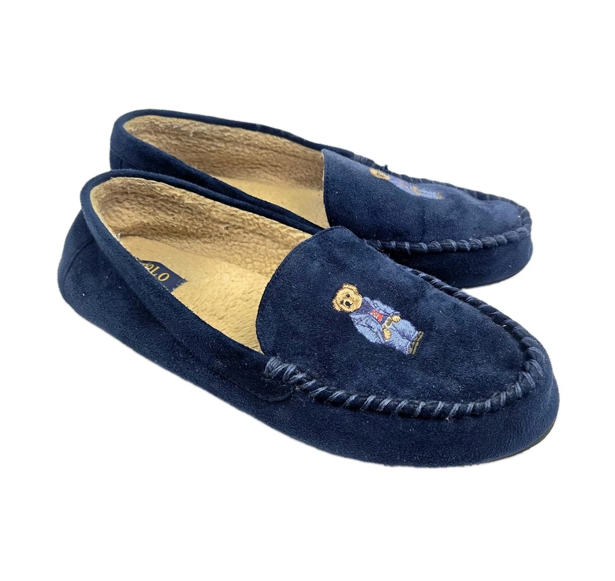 Polo Ralph Lauren Moccasin Blue Slippers for Men for sale | eBay