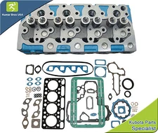 New  "Complete" Cyl Head & Full Gasket Set FITS BOBCAT 743 “KUBOTA V1702 