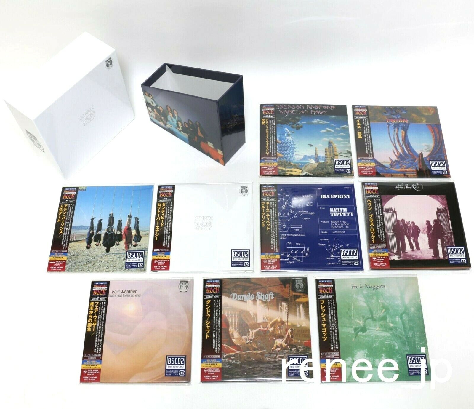 V.A. Sony Progressive Rock JAPAN Mini LP 9 titles BSCD2 Blu-spec CD2 + PROMO BOX