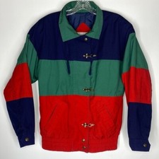 Vintage Karizma East Ltd. Colorblock Red Green Jacket Medium