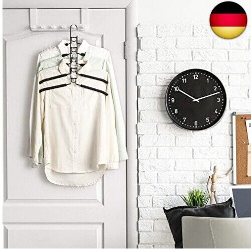 2 Pack Kleiderbügel Platzsparende, Metall Kleiderbügel 5 in 1 Multilayer Eva S - Bild 7 von 8