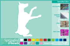 DOBERMAN SILHOUETTE cut vinyl decal #4 Dog stickers