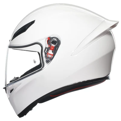 Casque moto AGV K1-S blanc uni - Photo 1/4