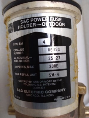 86053- S & C 25KV SMPW HOLDER