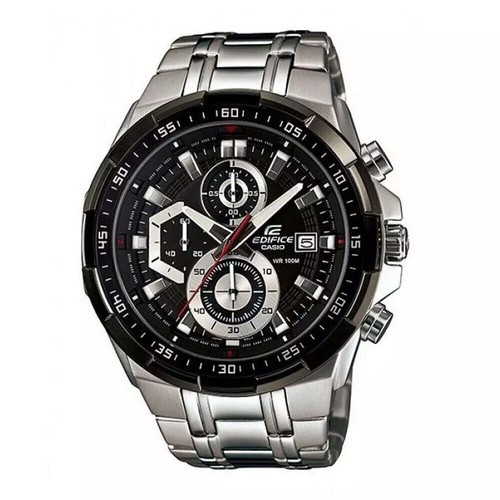 Casio Edifice EFR-539D-1AVUDF Men's Watch NEW Black Dial Stainless Steel