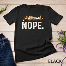 Nope Lazy Dachshund T-Shirt Unisex T-shirt