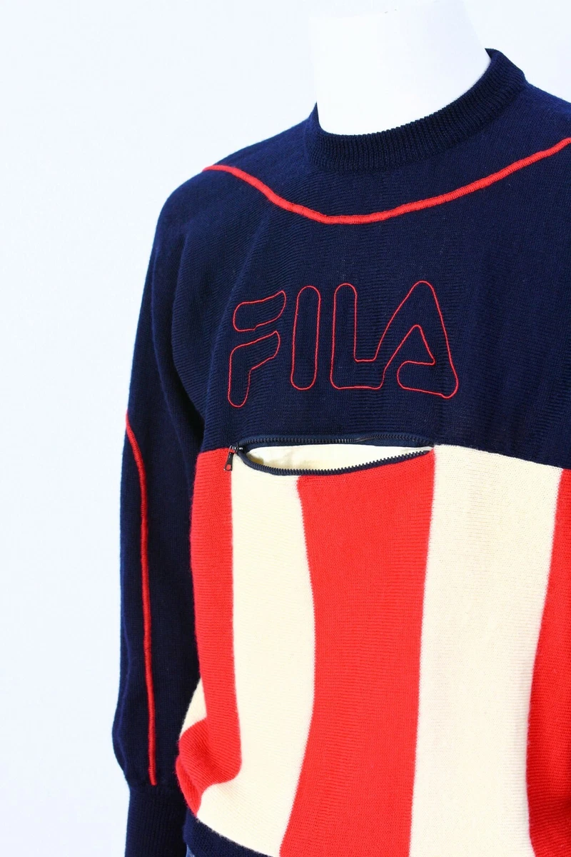 Fila striped sweater deals