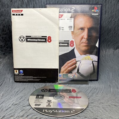 Winning Eleven 8 PS2 PlayStation 2 Japan Import Complete CIB NTSC-J Japanese 