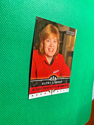 2006 Razor Poker KATHY LIEBERT #78 WSOP BRACELET WINNERS AA61