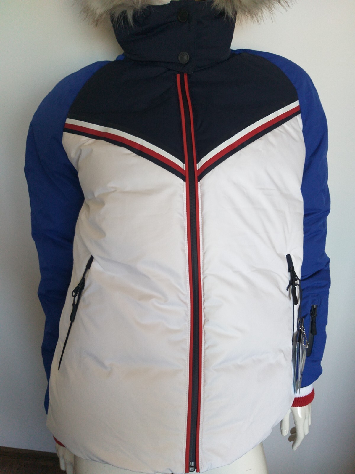 TOMMY HILFIGER X ROSSIGNOL women's ski down jacket size L image 4