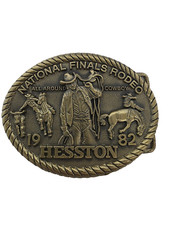 National Finals Rodeo 1992 Belt Buckle Hesston Commemorative New Shrink Wrapped