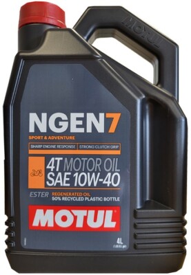 MOTUL NGEN 7 10W-40 4T Motoröl 4 Liter 4 Takt Motorrad Öl API SN JASO MA2