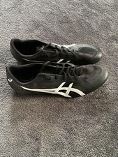 Mens Asics Hyper MD 7 Track  Field Spikes Black / White Size 13 Shoes