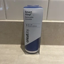 Cricut Joy 2007167 Smart Vinyl Removable 5.5"x48" Adhesive Decal Roll VIVID BLUE