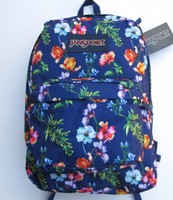 Jansport Blue Mountain Meadow Floral Backpack Girls Book Bag Back To School Jansport Blue Mountain Meadow Floral Backpack Girls Book Bag Back To School
