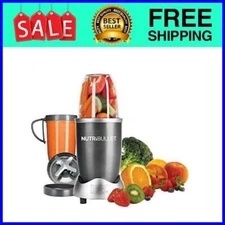 NutriBullet Silver Magic Bullet Superfood Nutrient Extractor Blender, 8 Pieces