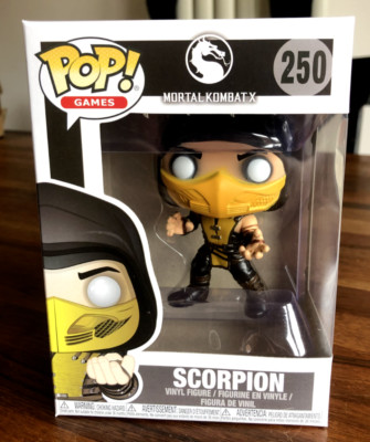 Funko POP Mortal Kombat X #250 - SKORPION ***NEU & NEUWERTIG ***