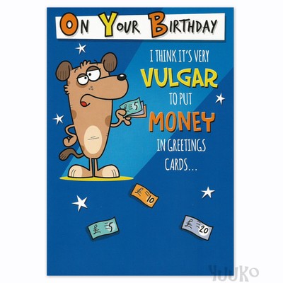 Birthday Card Funny For Men Women Male Female Humorous Vulgar To Put Money In Ebay
